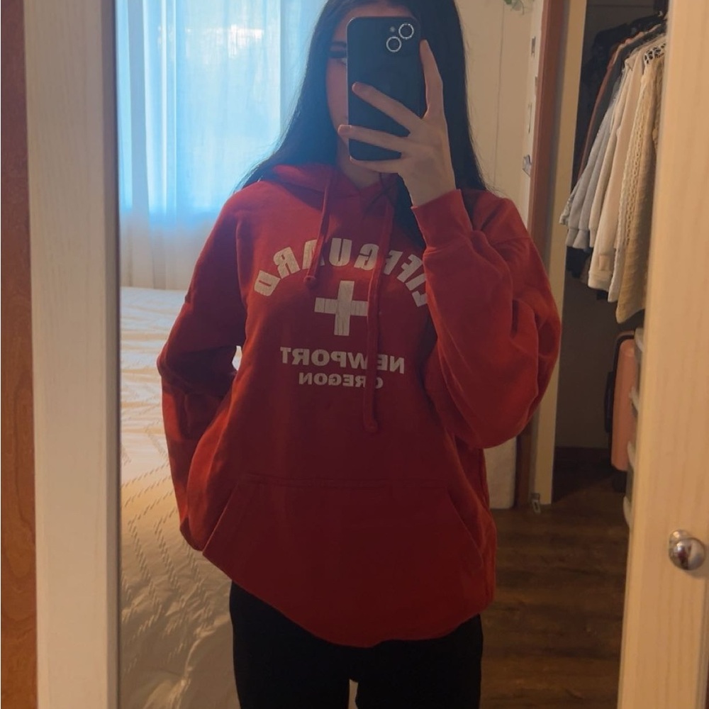 Red Lifeguard Hoodie